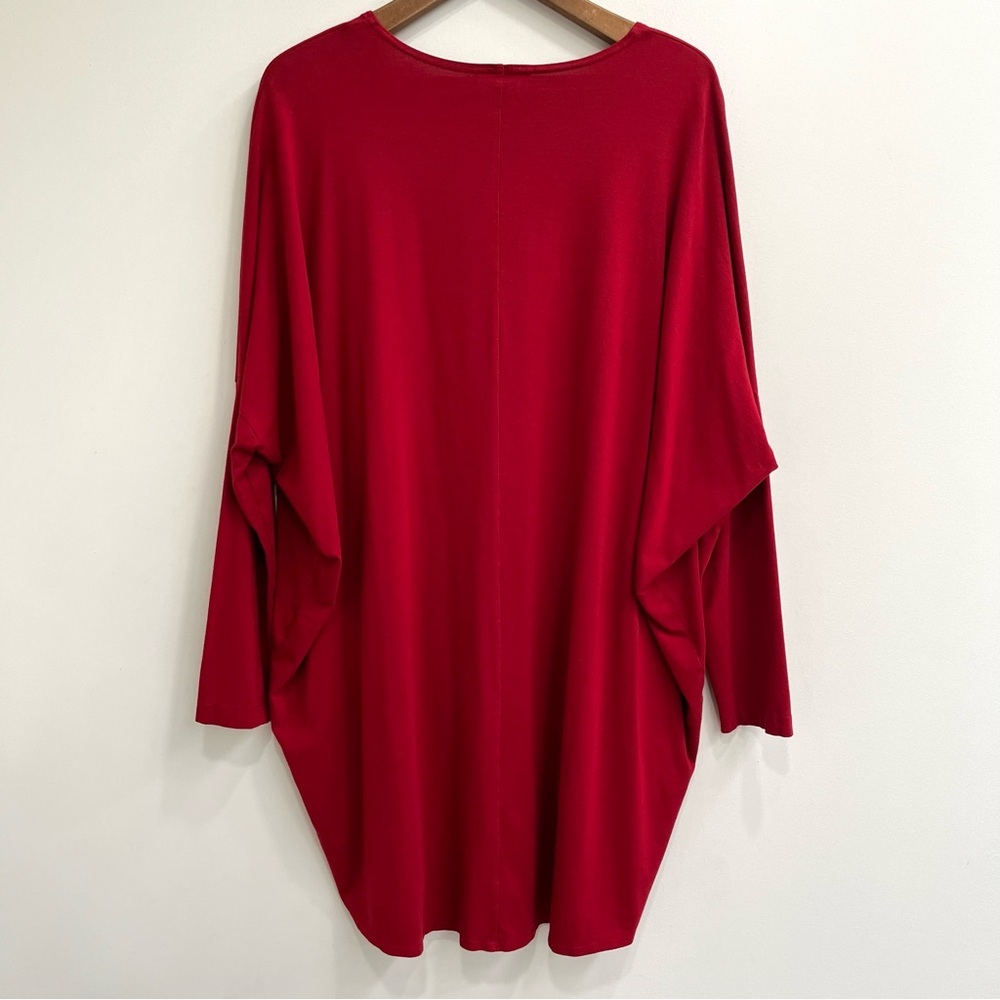 bryn Walker Red V-Neck Tunic - Picture 2 of 10